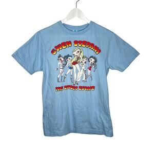 Gwen Stefani The Sweet Escape 2007 Tour Blue Bratz Y2K Graphic Print T-Shirt- S